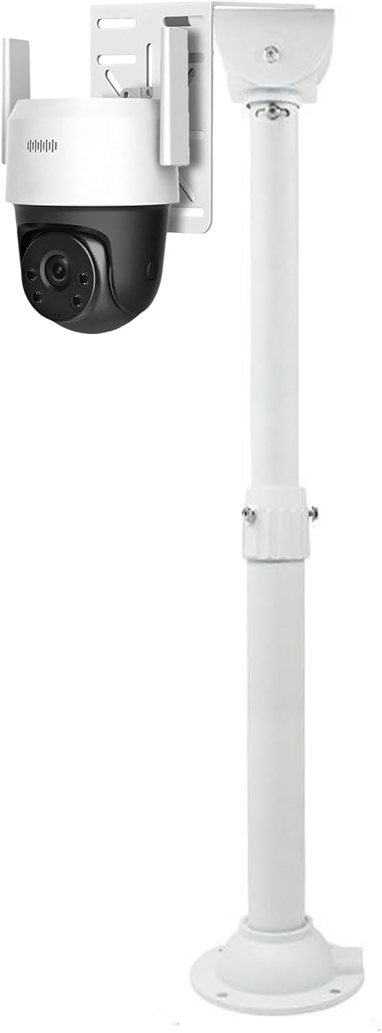 L-Shape Dome Camera Bracket, Wall Ceiling Mount for Security Dome Cameras, Wall Mount (L-DGNP+38-59)