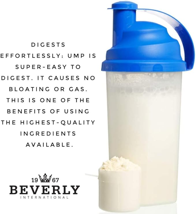 Beverly International UMP Protein Powder, Angel Food Cake. Unique Whey-Casein Ratio Builds Lean Muscle. Easy to Digest. No Bloat. (32.8 oz) 2lb .8 oz