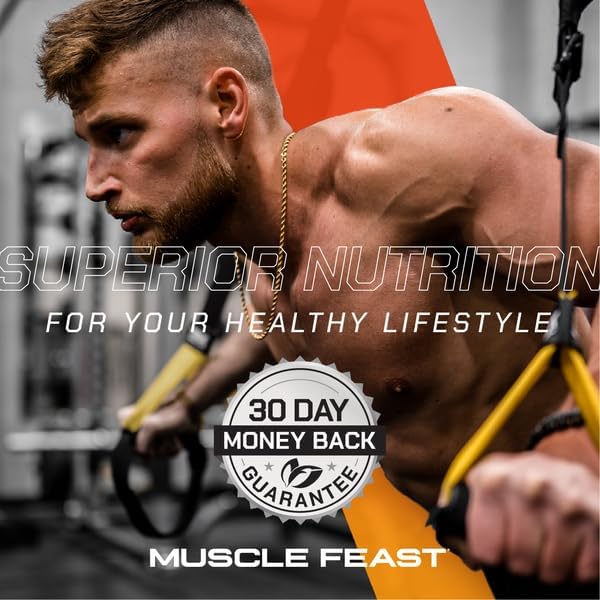 Muscle Feast Micellar Casein Protein, All Natural Pasture Raised Hormone Free Soy Free, Unflavored, 2lb