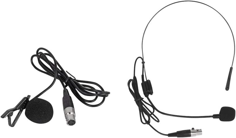 WENWEN Wireless Microphone System UHF 8 Channel 8 Lavalier Bodypacks 8 Lapel Mic 8 Headsets for Karaoke System Church Speaking Conference Wedding Party 3 Year Warranty