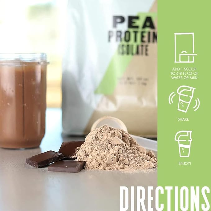 Myprotein® - MYVEGAN Pea Protein Isolate Powder - Natural Plant Based Protein Powder - Gluten Free, Sugar Free, Vegan Fitness Nutrition - Recovery w/Amino Acids - Mocha, 2.2 Lb (30 Servings)