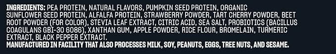 Vega Premium Sport Protein Berry Protein Powder, Vegan, Non GMO, Gluten Free Plant Based Protein Powder Drink Mix, NSF Certified for Sport, 4lb 3 oz
