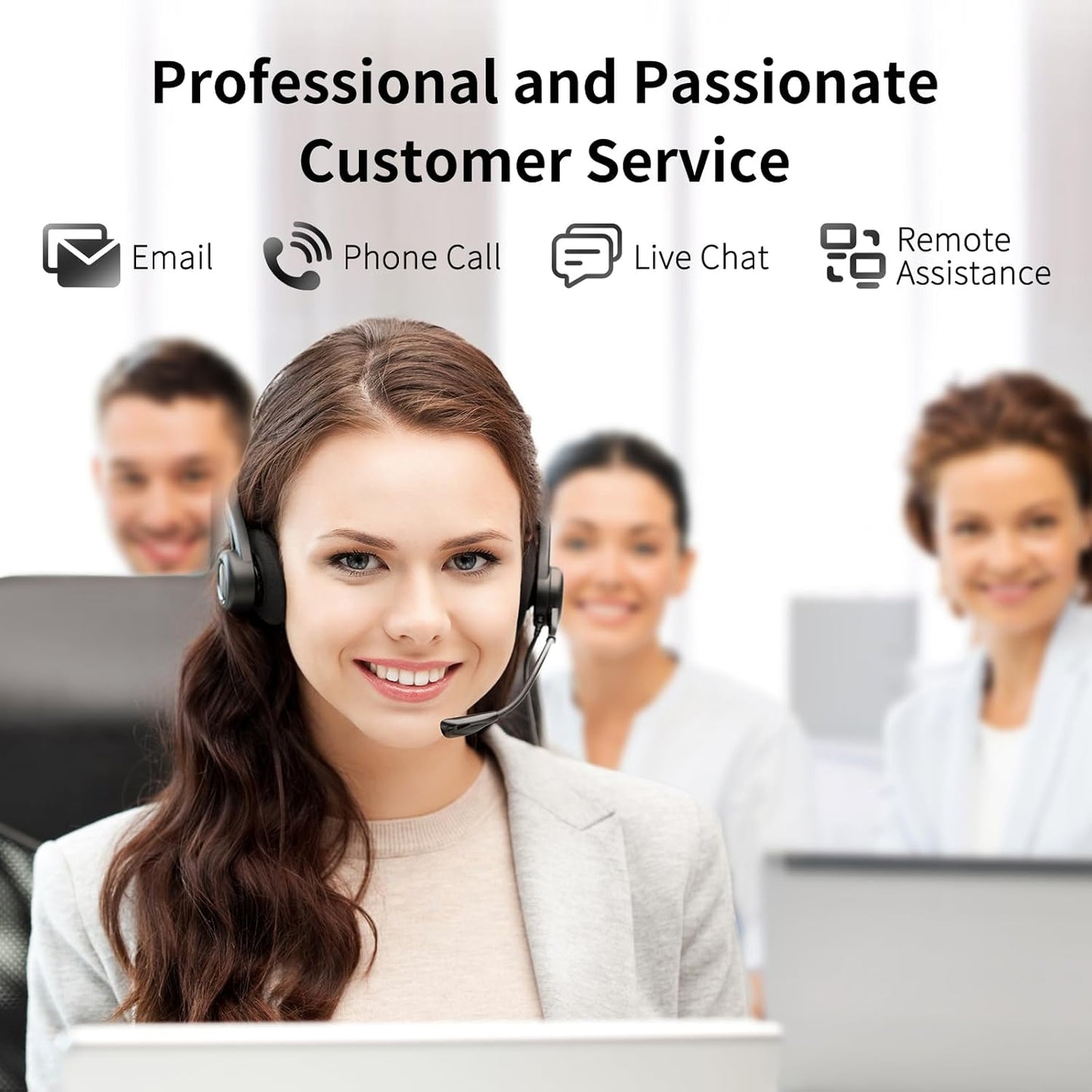 JADENS Bluetooth Thermal Label Printer, 4x6 Wireless Label Printer for Shipping Packages, Support Android, iOS, Mac OS, and Windows, Widely Used for Amazon, Ebay, Shopify, Etsy, USPS