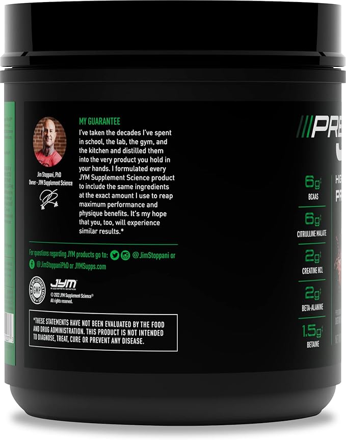 PRE JYM 30 Servings - Black Cherry