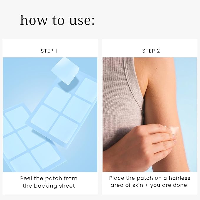 The Patch Remedy Energy Patches - 30 Topical Patches with Caffeine from Guarana Extract, Taurine, Glucuronolactone, Green Tea, Vitamin B3, B5, B6, Transdermal Caffeine Patches Energy