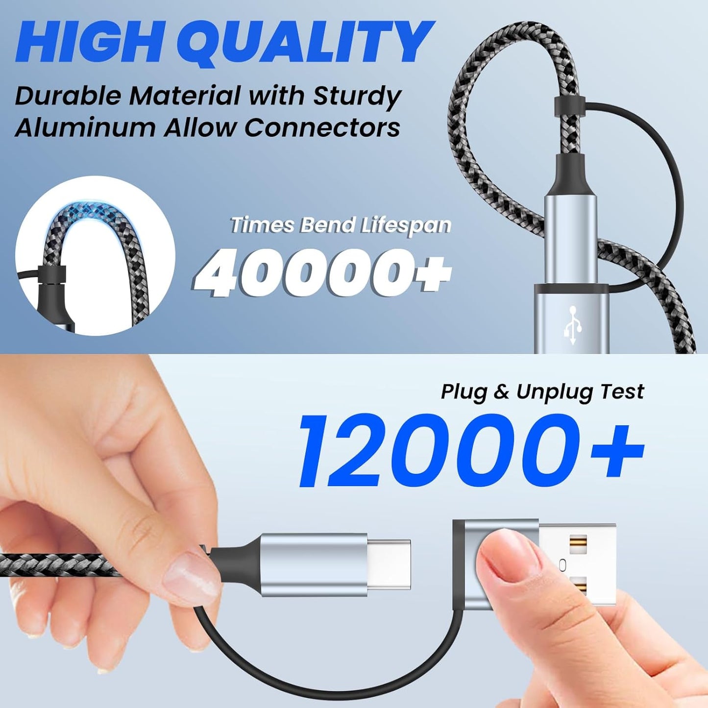 Travel Essentials 4 in 2 Dual Type C Multi Charging Cable for Apple Watch Charger,USB A/USB C Multiple Charger Cable/Cord for All Devices Compatible with iWatch Ultra/SE/10-1,iPhone 16-11 and More-5FT