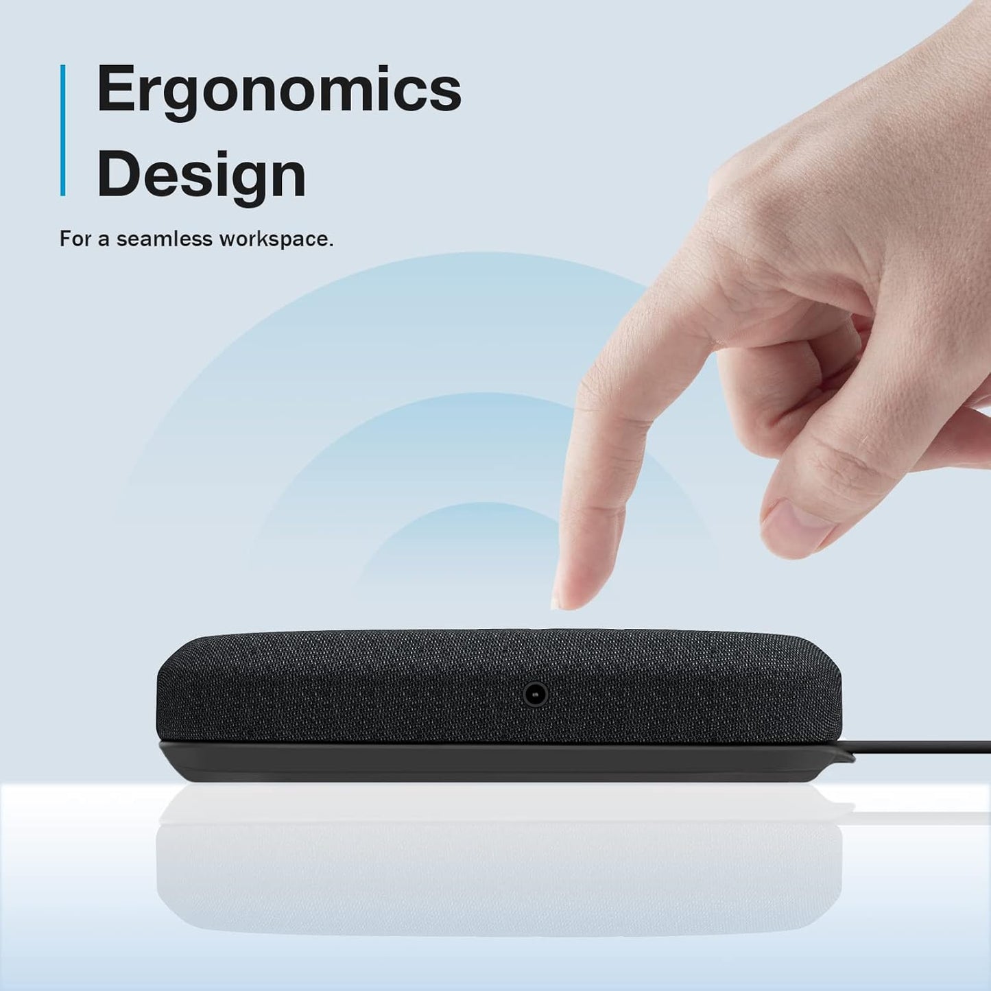 USB Speakerphone, Conference Computer Speakers with Microphone for Home Office Calls, 360 Degree Enhanced Voice Pickup, Noise Reduction, Echo Cancellation, Compatible with Zoom, Teams, Skype