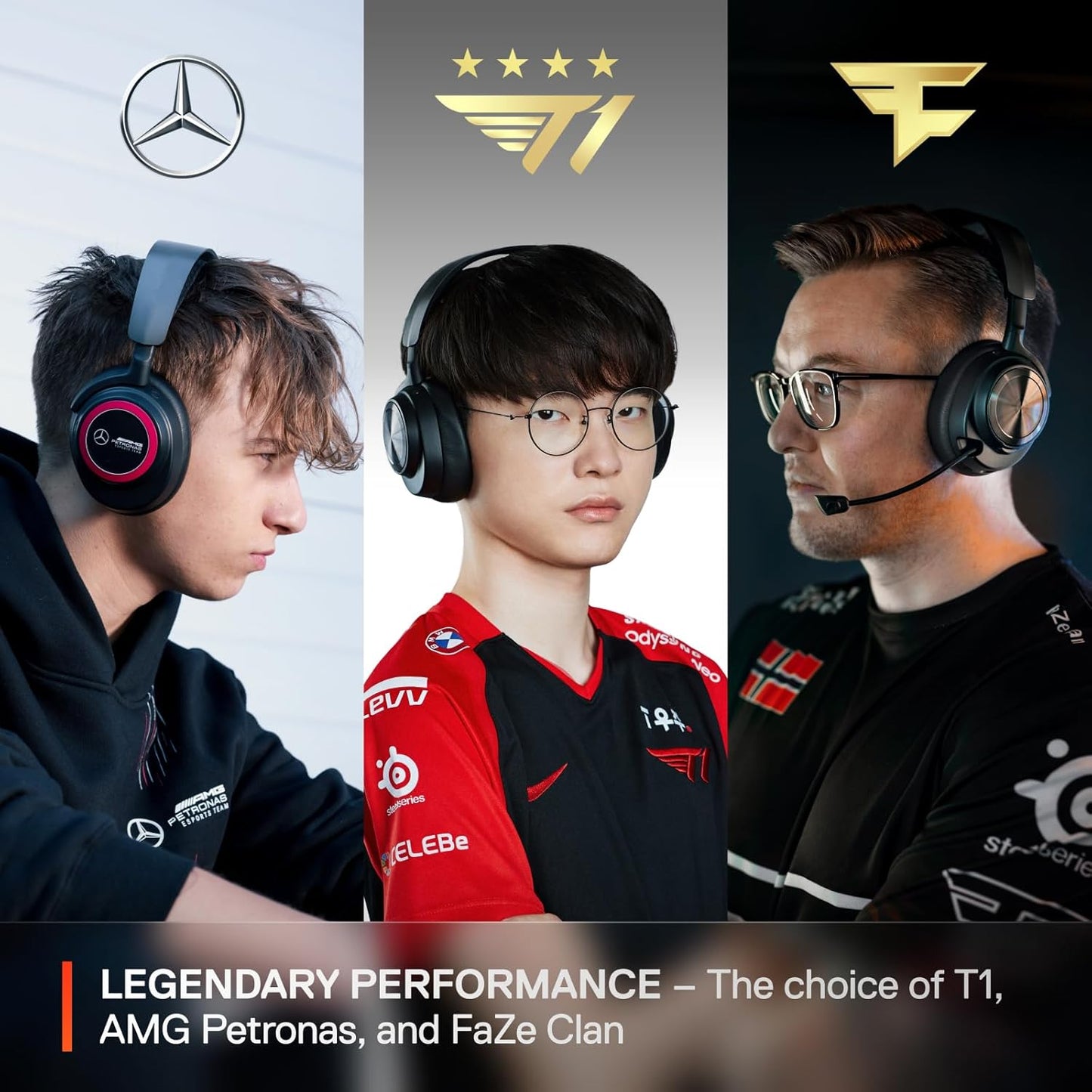 SteelSeries Arctis Nova Pro Wireless Multi-System Gaming Headset - Premium Hi-Fi Drivers - Active Noise Cancellation - Infinity Power System - ClearCast Gen 2 Mic - PS5, PS4, PC, Switch, Mobile