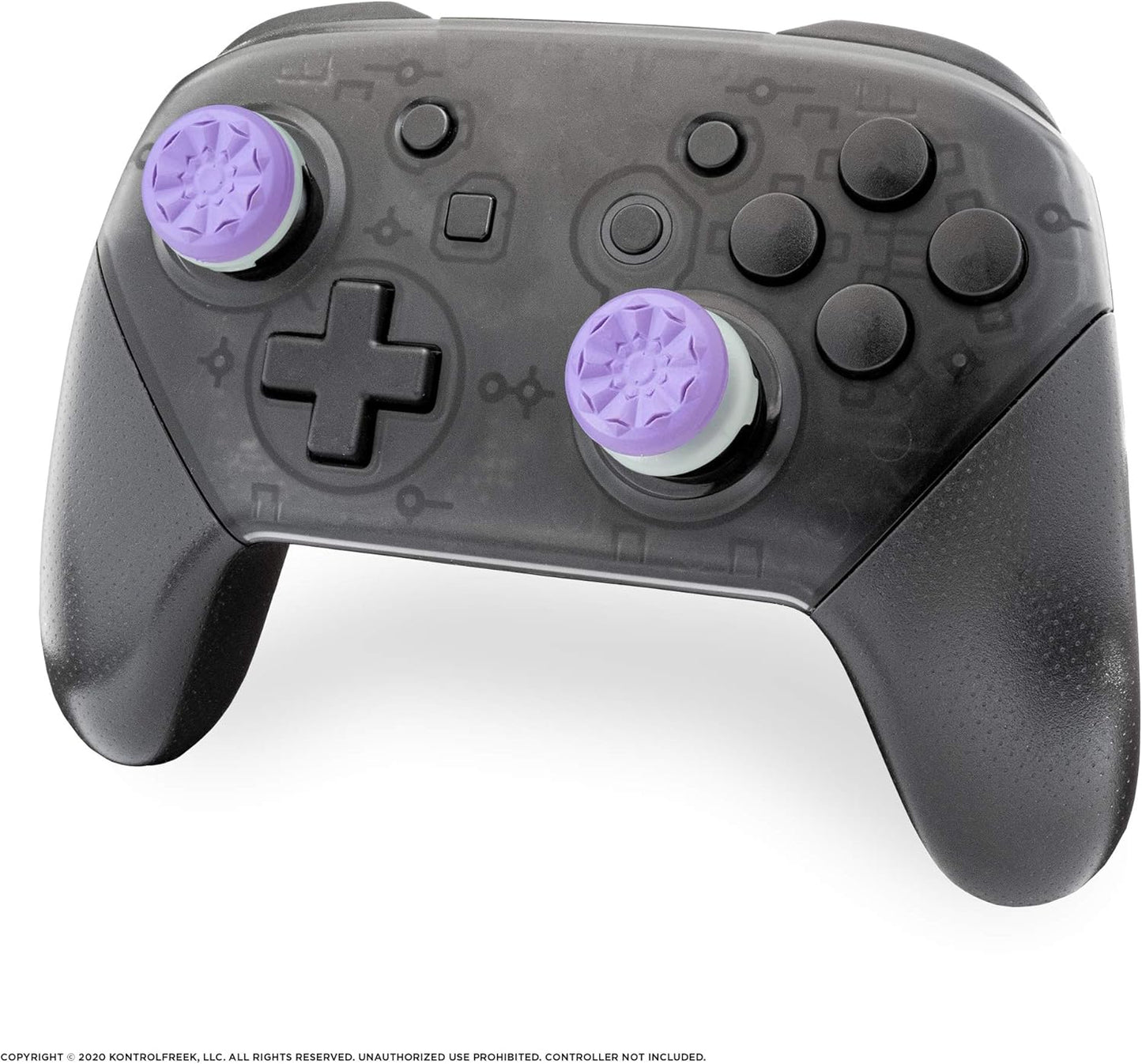 KontrolFreek FPS Freek Galaxy Performance Thumbsticks for Nintendo Switch | 1 Mid-Rise, 1 High-Rise Concave | Purple