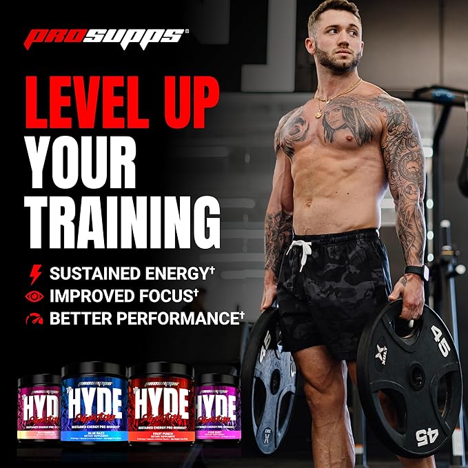PROSUPPS Mr. Hyde Signature Pre Workout with Creatine, Beta Alanine, TeaCrine and Caffeine for Sustained Energy, Focus and Pumps - Pre-Workout Energy Drink for Men and Women (Pixie Dust, 30 Servings)