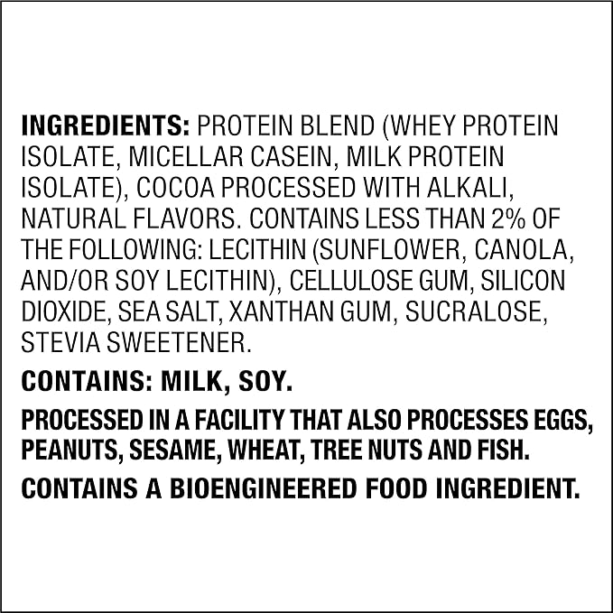 Quest Nutrition Chocolate Milkshake Protein Powder, 22g Protein, 1g Sugar, Low Carb, Gluten Free, 3 Pound, 43 Servings