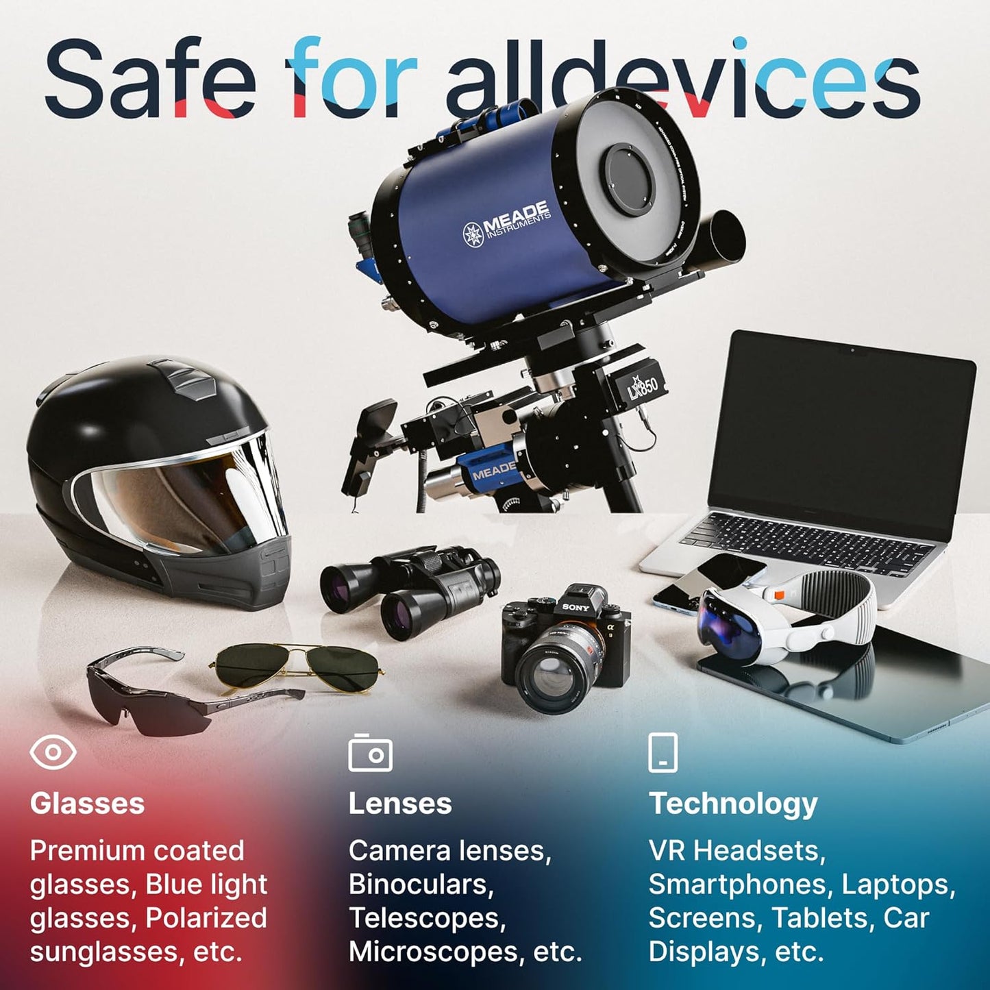 Koala Eyeglass Lens Cleaner Spray Kit | (1x) Glasses Cleaner Bottle + (1x) Microfiber Cloth | Alcohol Free Eyeglasses, Screen, and Camera Cleaning Kit | Made in USA (2 Piece Set)