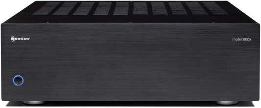 Outlaw Model 5000x 5000 x 5-Channel Power Amplifier | 5x120 Watts Continuous | High Current Amplifier | XLR & RCA Inputs |