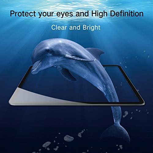 PERFECTSIGHT Anti Blue Light Screen Protector Compatible with iPad Pro 12.9 Inch (2022/2021/2020/2018 Model), Blue Light Filter Anti Fingerprint Tempered Glass [1 Pack]