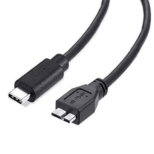 Master Cables USB C to Micro B Cable 0.5 Metre USB C Hard Drive Cable Compatible with Toshiba Canvio Seagate WD Element External Hard Drives SSD HDD Galaxy S5 Camera Tablets Phones etc.