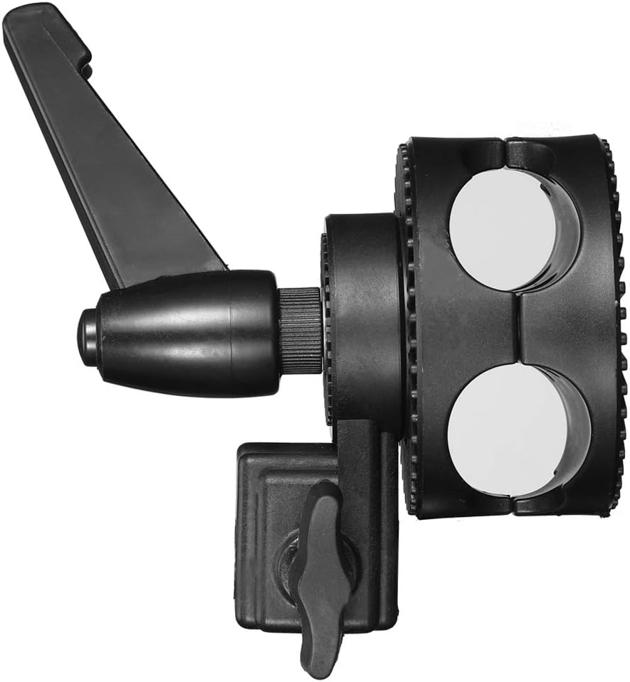 Grip Swivel Head Clamp Holder Bracket Adapter for Light Stand, Extension Boom Arm,Reflector Arm Support and Other Photographic Equipment