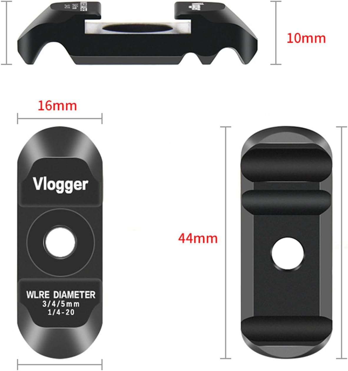 HDMI/SDI/USB-A/USB-C/Type-C Cable Clamp,Support 2~6 mm(0.07"~0.27") Diameter Cable,Compatible with Camera cage for Sony/Nikon/Canon/FUJIFILM