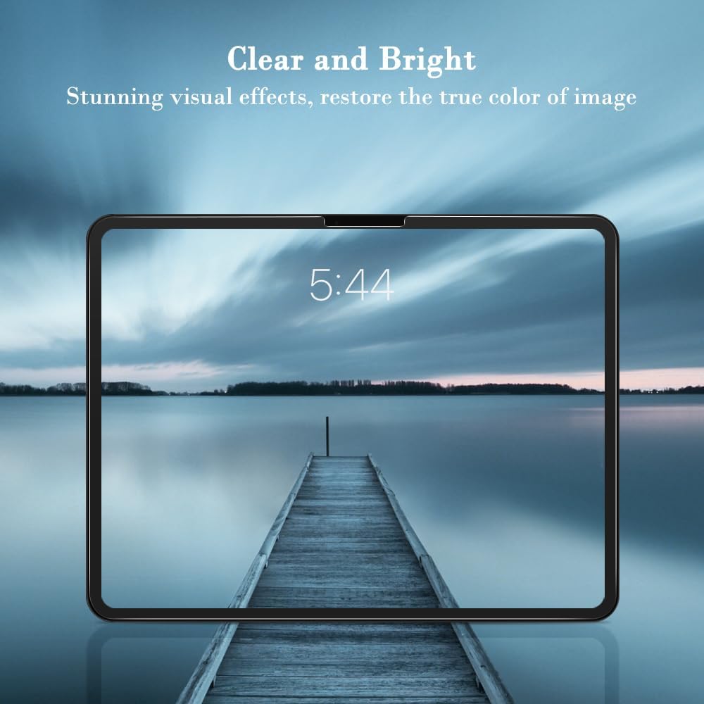 PERFECTSIGHT Anti Blue Light Screen Protector Compatible with iPad Air 13 Inch M3/M2 (7th/6th Generation, 2025/2024), Eye Protection Blue Light Filter, 1 Pack Anti Fingerprint Tempered Glass