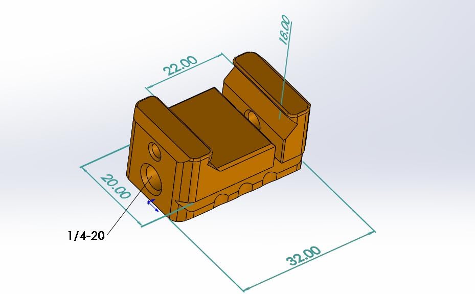 NATO Clamp Adapter,NATO Rail Lock Clamp Mount Quick Release with 1/4" 3/8" ARRI Thread for Camera Cage Handle Monitor LED Light Microphone Cold Shoe Magic Arm (Purple)