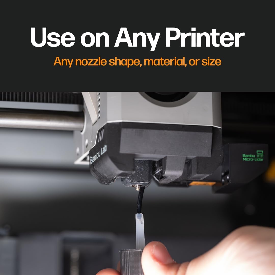 Slice Engineering Plastic Repellent Paint Repels Plastic & Prevents Buildup on the Nozzle | Get Enhanced Print Quality | Hassle-Free Application | Water-Based PTFE Nanosuspension (3 mL - 1 Pack)