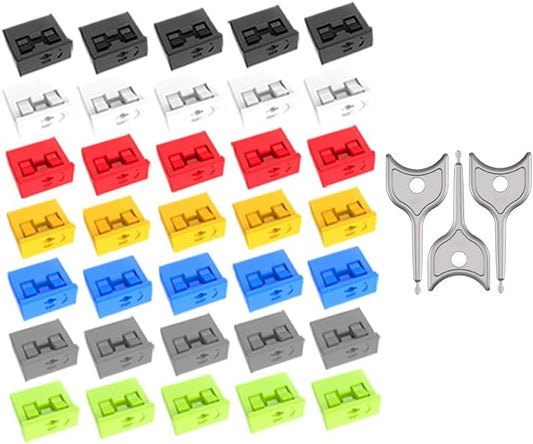 35PCS USB Port Blockers with 3 Locks for PC, Laptop Removable Type-A Data Protection,Dust & Moisture Resistant Shield（Mixed Colors Packs Svailable for Port Sorting）