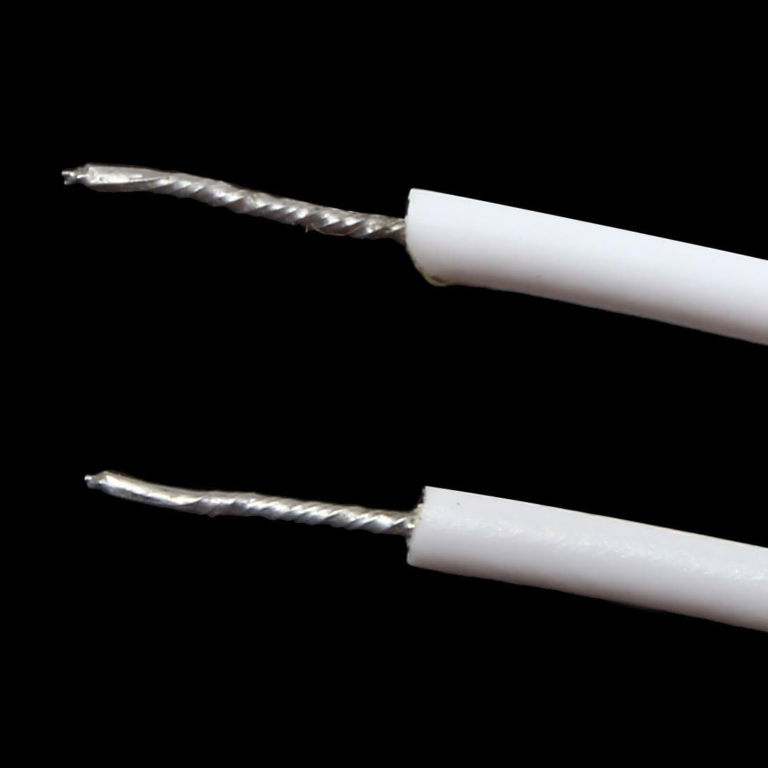 uxcell N.C. Recessed Wired Security Window Door Contact Sensor Alarm Magnetic Reed Switch White RC-33 10pcs