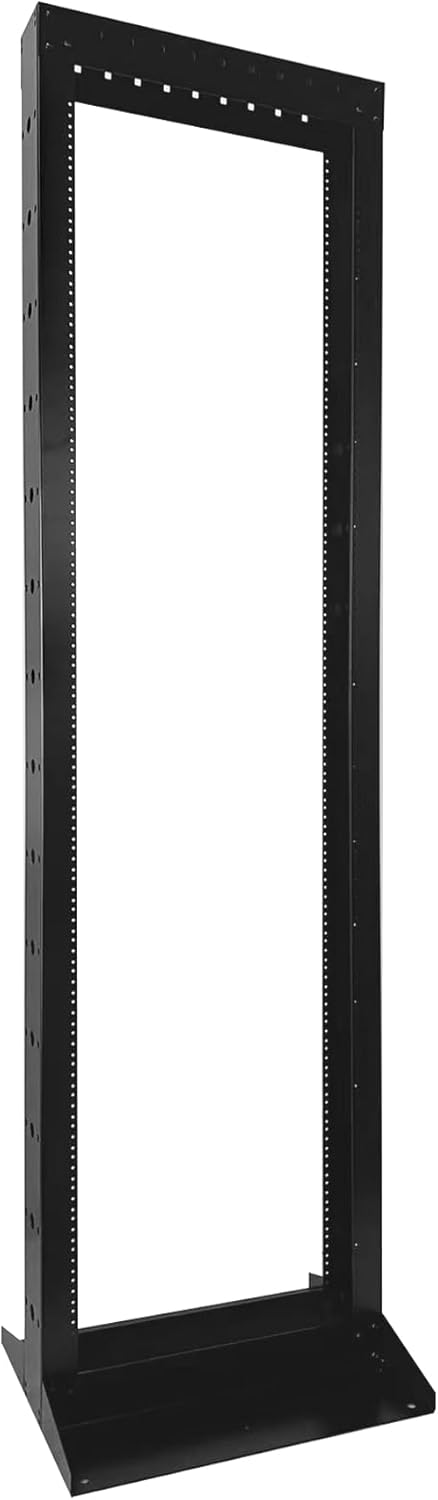 2 Post 42U Open Frame Server Rack 2-Post Server Rack Network Rack,No Tray Included,for 19 Inch Equipment, Networking Data & IT Devices,1300lbs Weight Capacity Rack(2P-LD-42U)