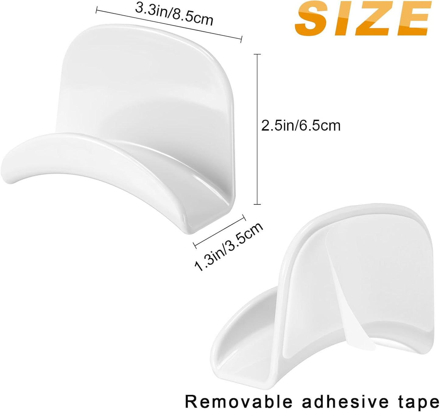 30 Pcs Headset Wall Holder Adhesive Gaming Headset Holder Hooks for Wall Mounting Strong Universal Holder Hooks for Headsets, Game Pads, Hats, Closets, Doors