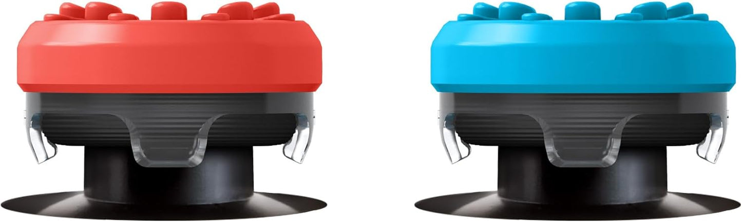 KontrolFreeek Splash for Nintendo Switch Pro Controller | Performance Thumbsticks | Concave | Blue/Red