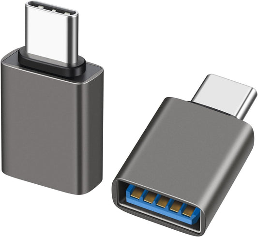 USB C Male to USB A Female OTG Adapter (3 Pack),USB 3.2 GEN2 10Gbps High-Speed Data PD 60W Fast Charging for iMac,MacBook Pro/Air,iPhone 16 15,iPad,Microsoft Surface,Samsung Galaxy S24/23/22,etc.