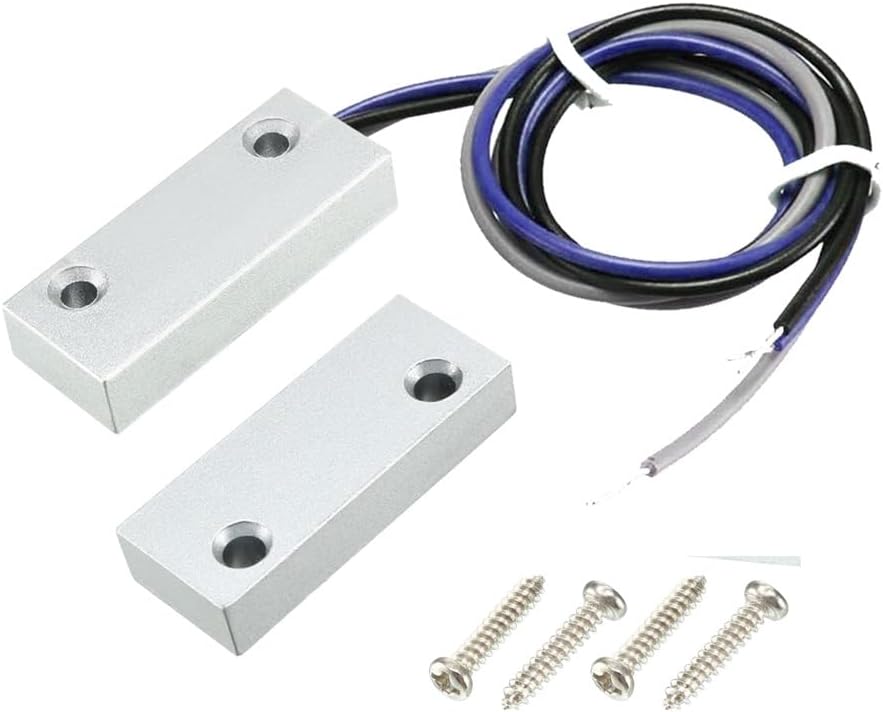 Rolling Door Contact Magnetic Reed Switch Alarm with 3 Wires for N.O./N.C. Applications MC-51