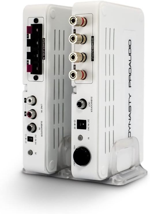 WSA-5RP Wireless Surround Sound Rear Speakers Kit with 2 x 50W Amplifier Built-in, 5.2G / 5.8GHz Dual Band Selectable, Total 106 RF Channel Auto Switching