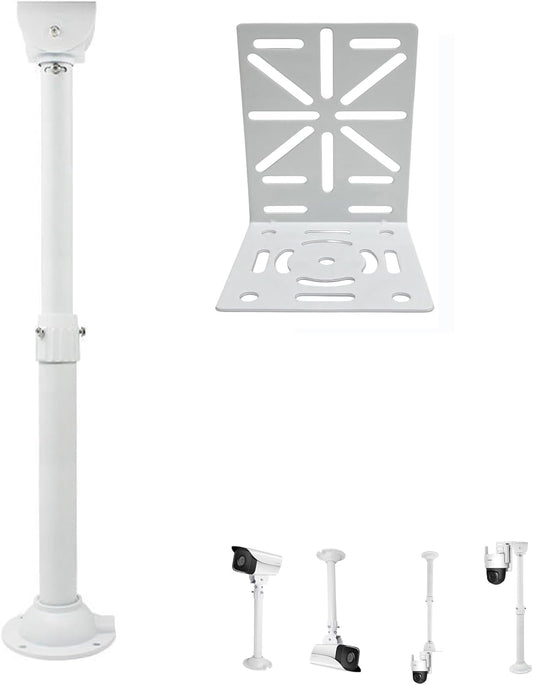 L-Shape Dome Camera Bracket, Wall Ceiling Mount for Security Dome Cameras, Wall Mount (L-DGNP+38-59)