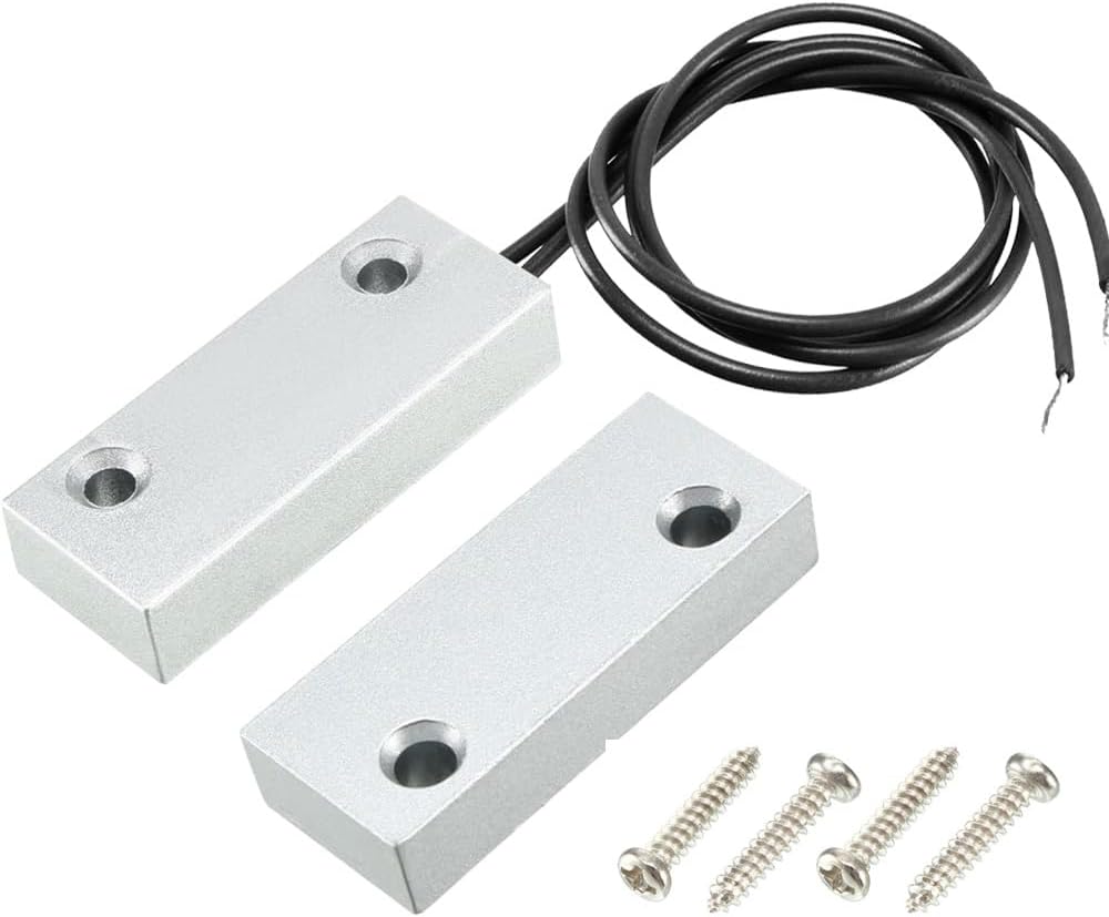 Rolling Door Contact Magnetic Reed Switch Alarm with 2 Wires for NC. Applications MC-52