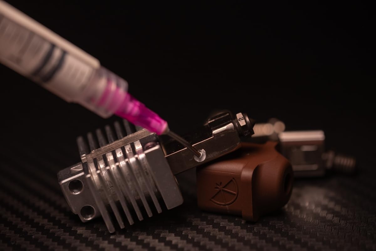 Thin Film Thermal Grease by Slice Engineering | Optimize Heat Transfer | Withstand High Temperatures | Non-Silicone | PTC Heaters | Mako™ Hotend | LEDs | Sensors | Semiconductor Devices (0.5 cc)