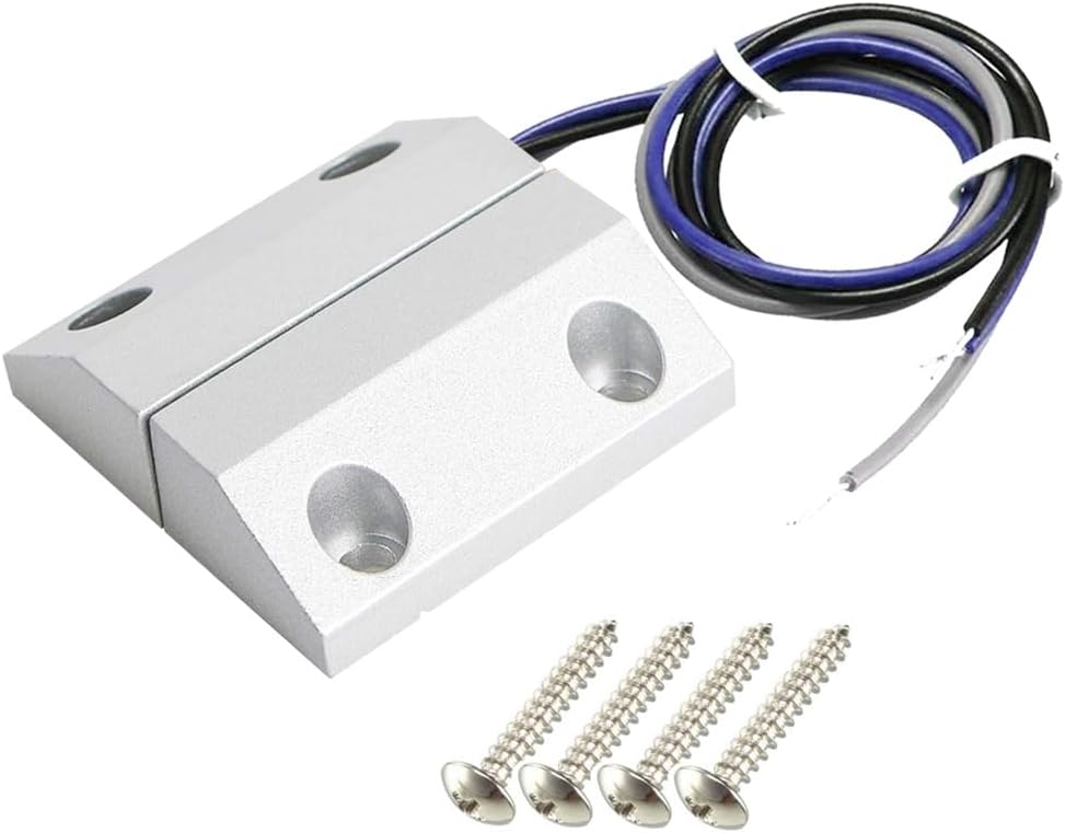Rolling Door Contact Magnetic Reed Switch Alarm with 3 Wires for N.O./N.C. Applications MC-56