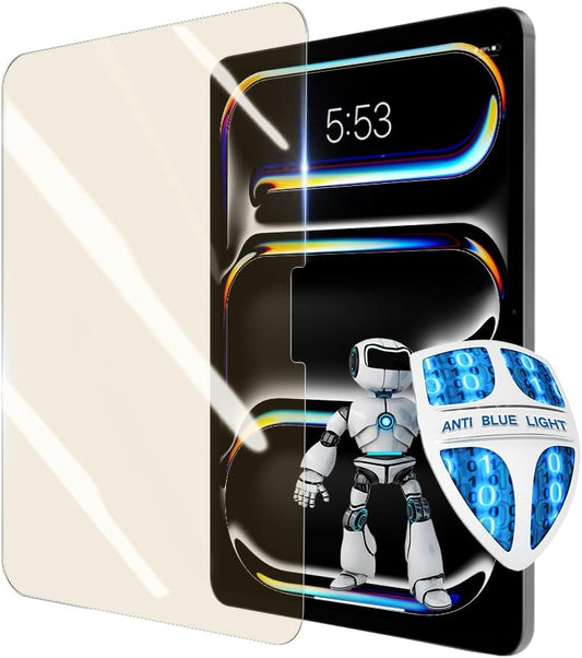 PERFECTSIGHT Anti Blue Light Screen Protector Compatible with iPad Pro 13 Inch 2024 6th Gen, [Medical-Grade HD Clear Eye Protection] Blue Light Blocking Filter 6 Radiations Tempered Glass