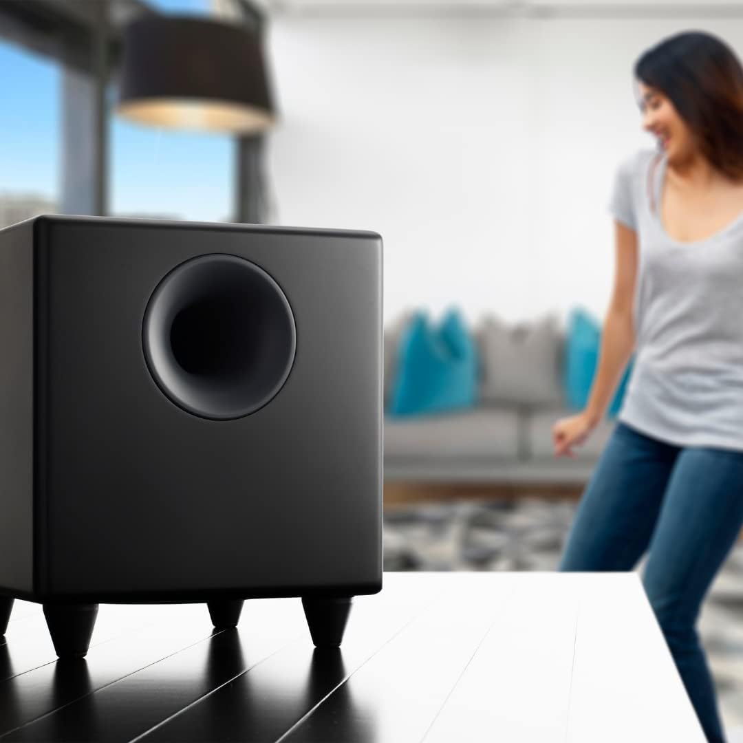 Audioengine S8 250W Wireless Subwoofer Kit with Built-in Amplifier (Wireless Kit, Black)