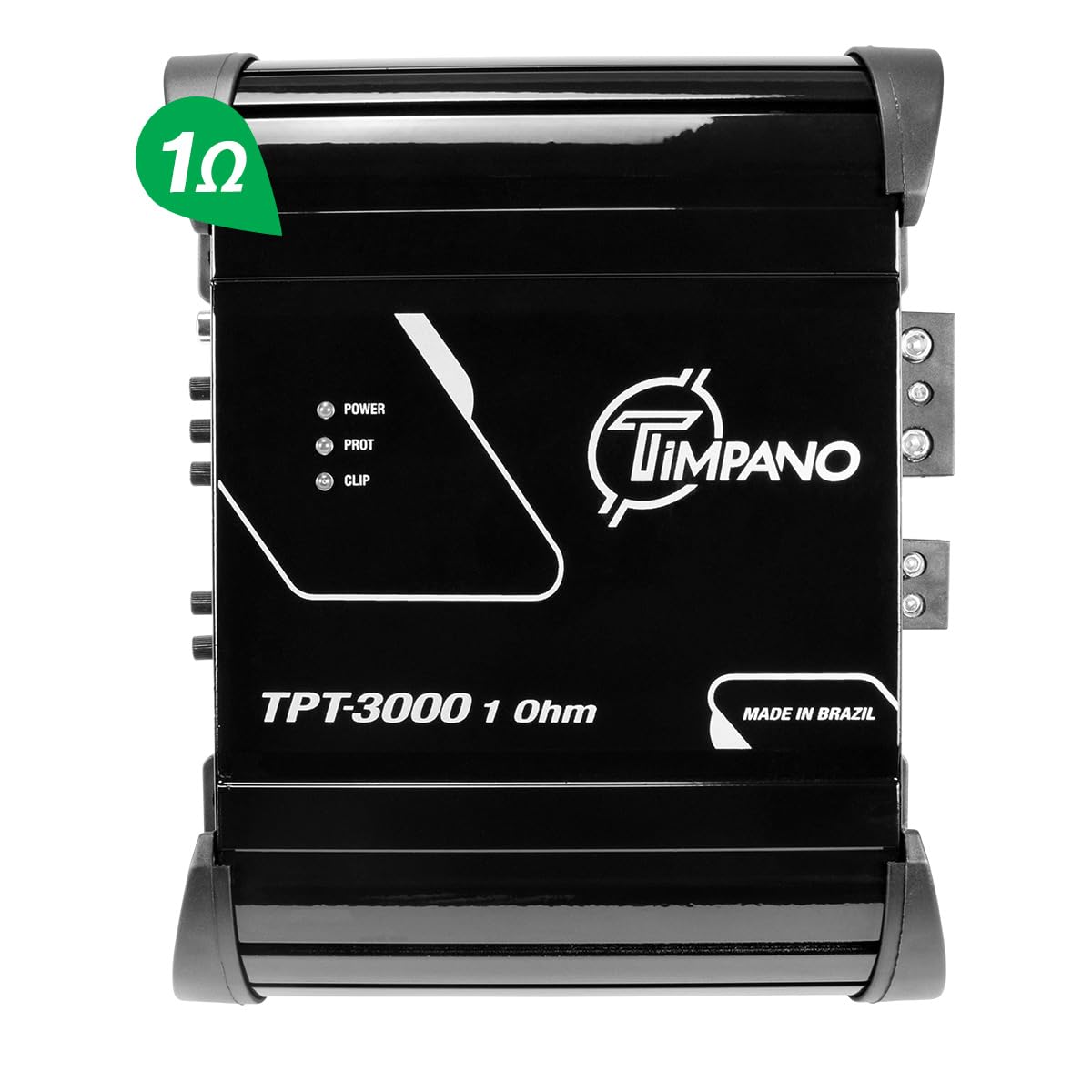 Timpano TPT-3000 1 Ohm Compact Amplifier 3000 Watts, 1 Channel, Full Range Amp Class D for The Installation of Car Speakers, Loudspeakers, Drivers and Tweeters on Car Audio Systems