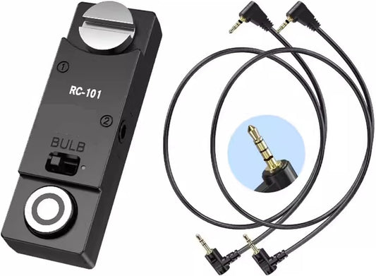 for GH Cameras Shutter Wire Remote Control RC101-L1 T0 GH5S S5 S5M2X S5II GH4 GH6 G9 G85 Remote 1/4 Screw Fixing Small Release Button Handle