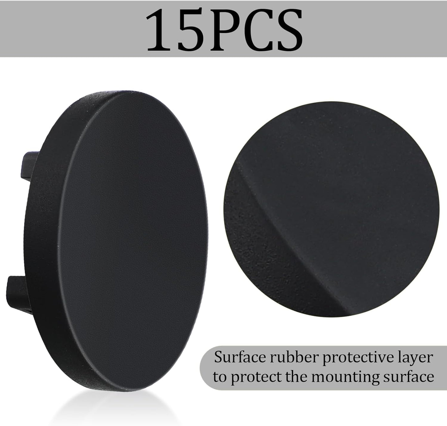 Yookeer Magnetic Zip Tie Mount Base Black Magnetic Cable Clips Wire Holder Multipurpose Cable Ties Management Base Electrical Supplies for Wire