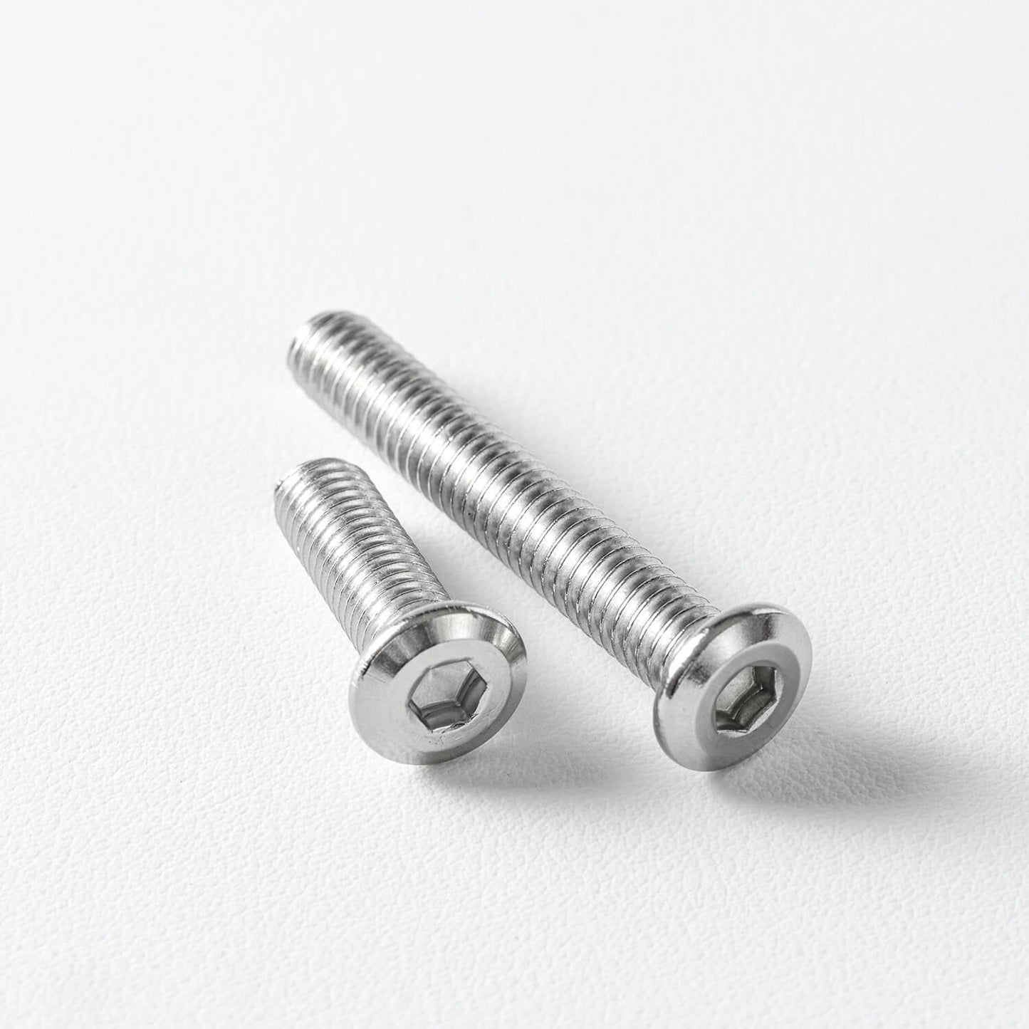 5/16-18 x 1-3/4" (10 Pack) Flat Head Hex Socket Cap Screws Bolts, 304 Stainless Steel 18-8, Hex Drive, Bright Finish, Fully Machine Thread