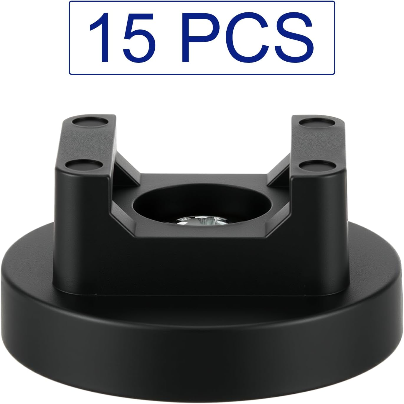 Yookeer Magnetic Zip Tie Mount Base Black Magnetic Cable Clips Wire Holder Multipurpose Cable Ties Management Base Electrical Supplies for Wire