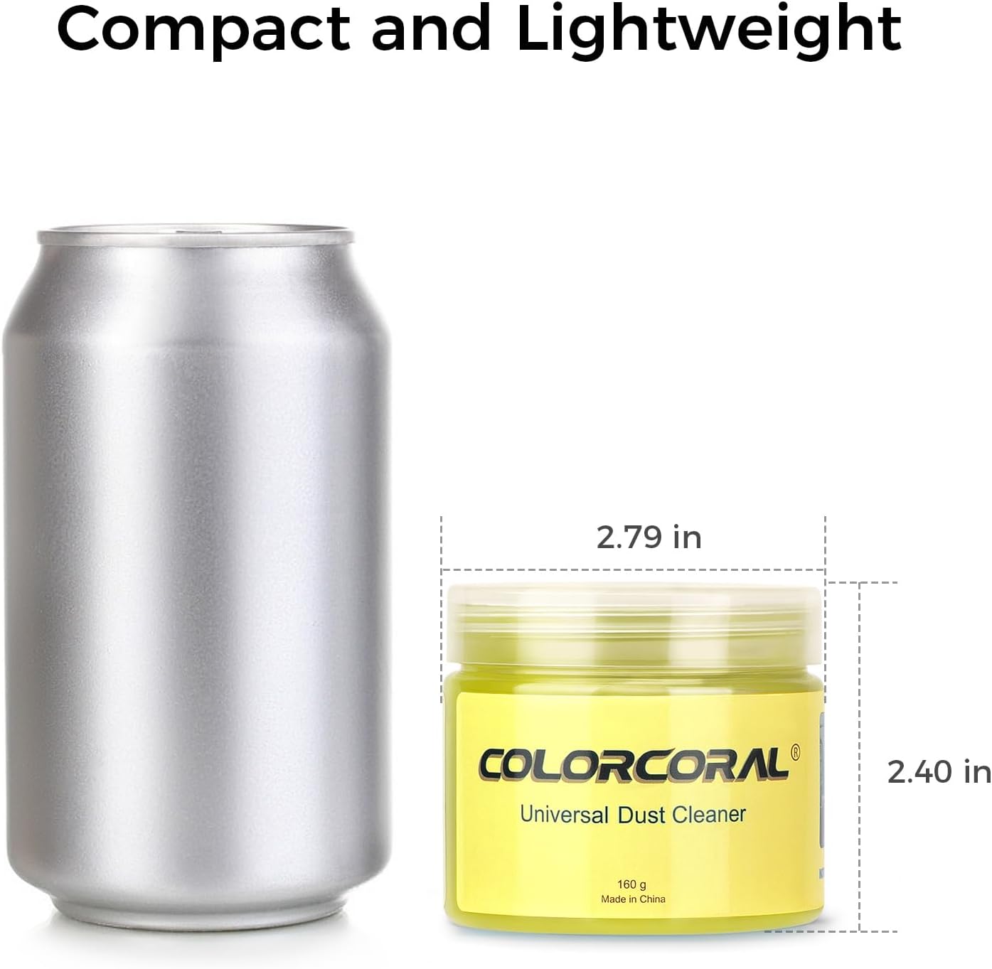 COLORCORAL 2Pack Keyboard Cleaning Gel Set Universal Dust Cleaner for PC Keyboard Cleaning Car Detailing Slime Laptop Dusting Home and Office Electronics Cleaning Kit Computer Cleaning Slime