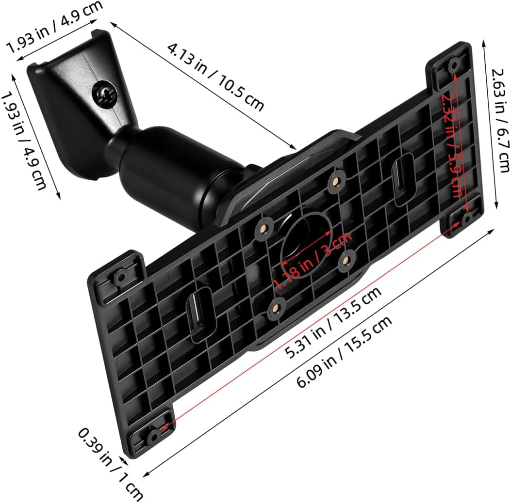 DOITOOL Rear View Mirror Back Plate Panel Dash Cam Mirror Mounting Bracket Arm Car Rear View Camera Install Kit for 5.5" - 12" Car SUV Dash Cams (Mounting Hole Diameter: 1.18inch