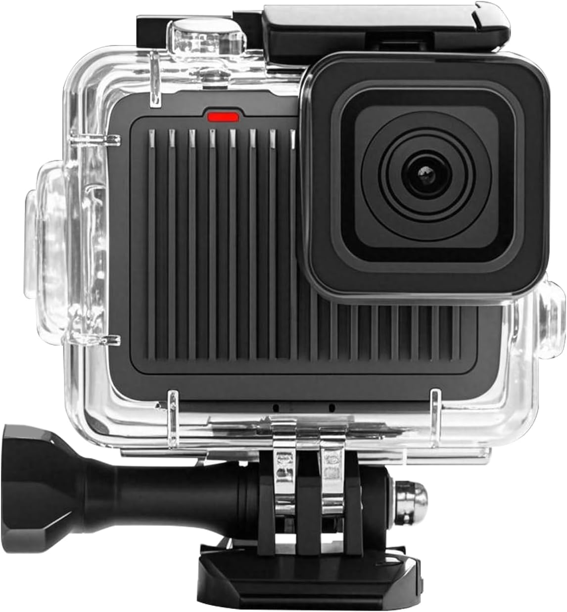 PULUZ 196FT/60M Waterproof Housing Case for GoPro Hero 4K, Protective Underwater Dive Housing Shell with Mount & Screw Accessories for Go Pro Hero 4K 2024 Action Camera