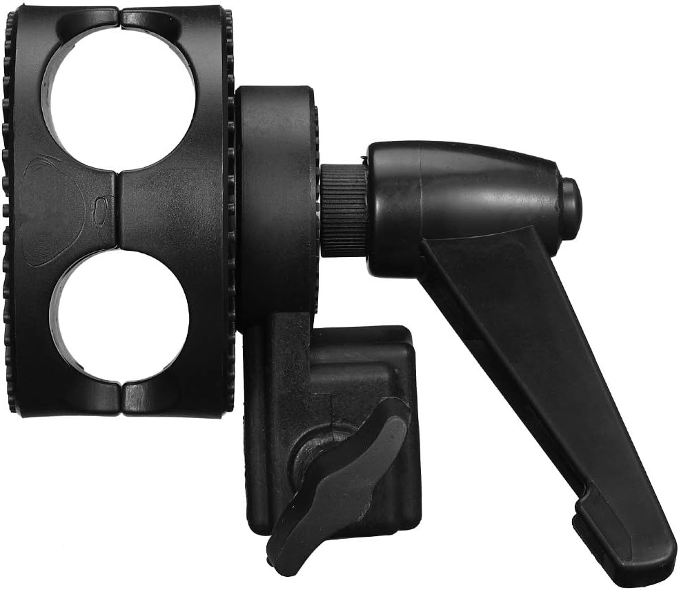 Grip Swivel Head Clamp Holder Bracket Adapter for Light Stand, Extension Boom Arm,Reflector Arm Support and Other Photographic Equipment