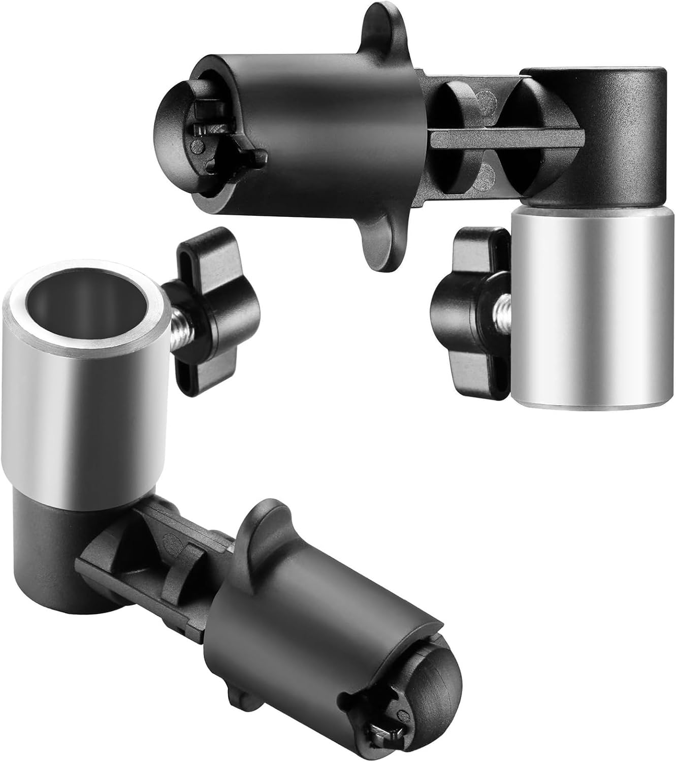 3 Pack Reflector Holder Backdrop Clamp, Sturdy Aluminum Alloy Photography Reflector Disc Holding Positioning Clamp Mount Adapter for Light Stand with 5/8" Stud