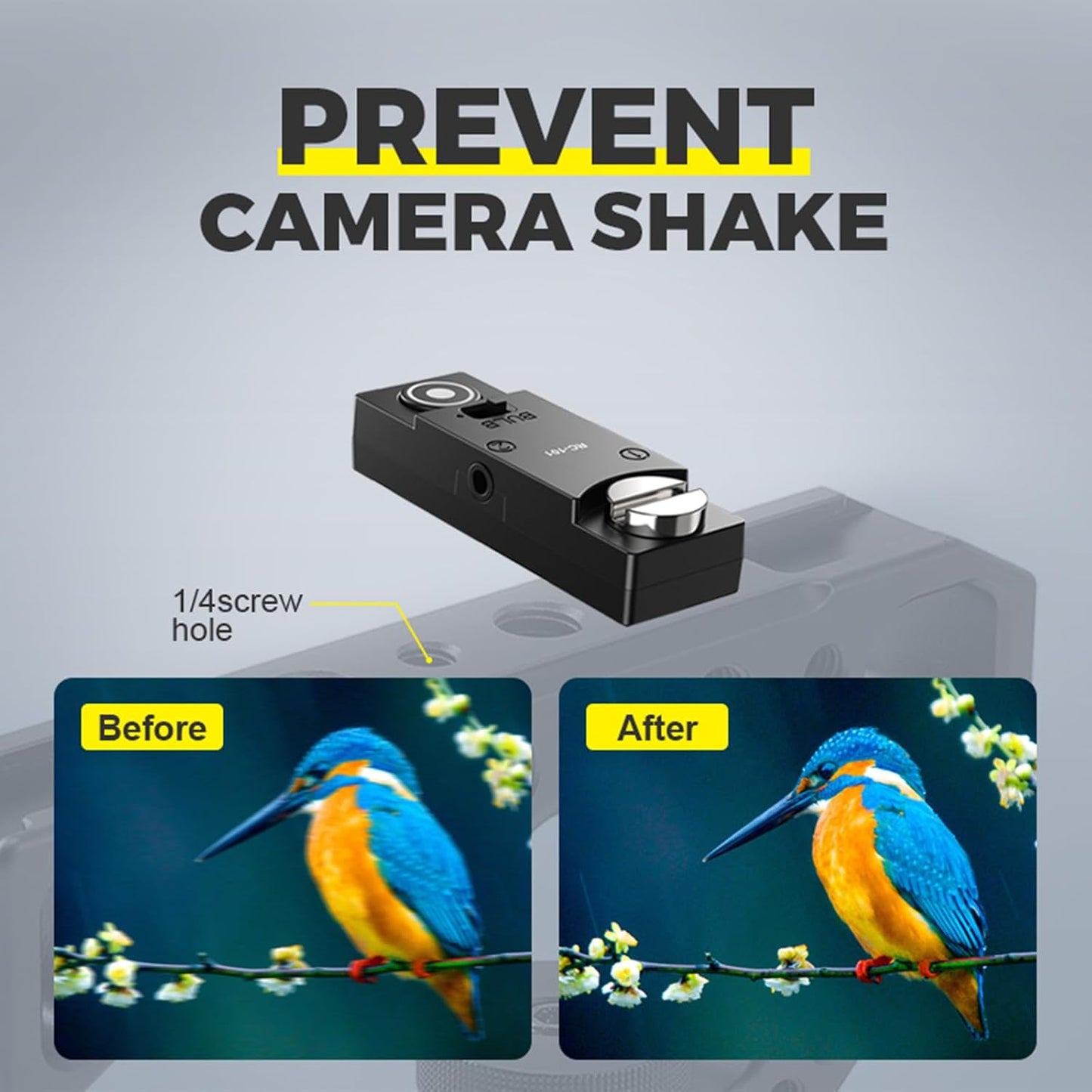 for nk d850 d800 z8 z9 d810 Camera Releases The Shutter Cord Remote Control RC101-dc0 Remote 1/4 Screw Fixing Small Release Button Handle (RC-101 DCO NK)