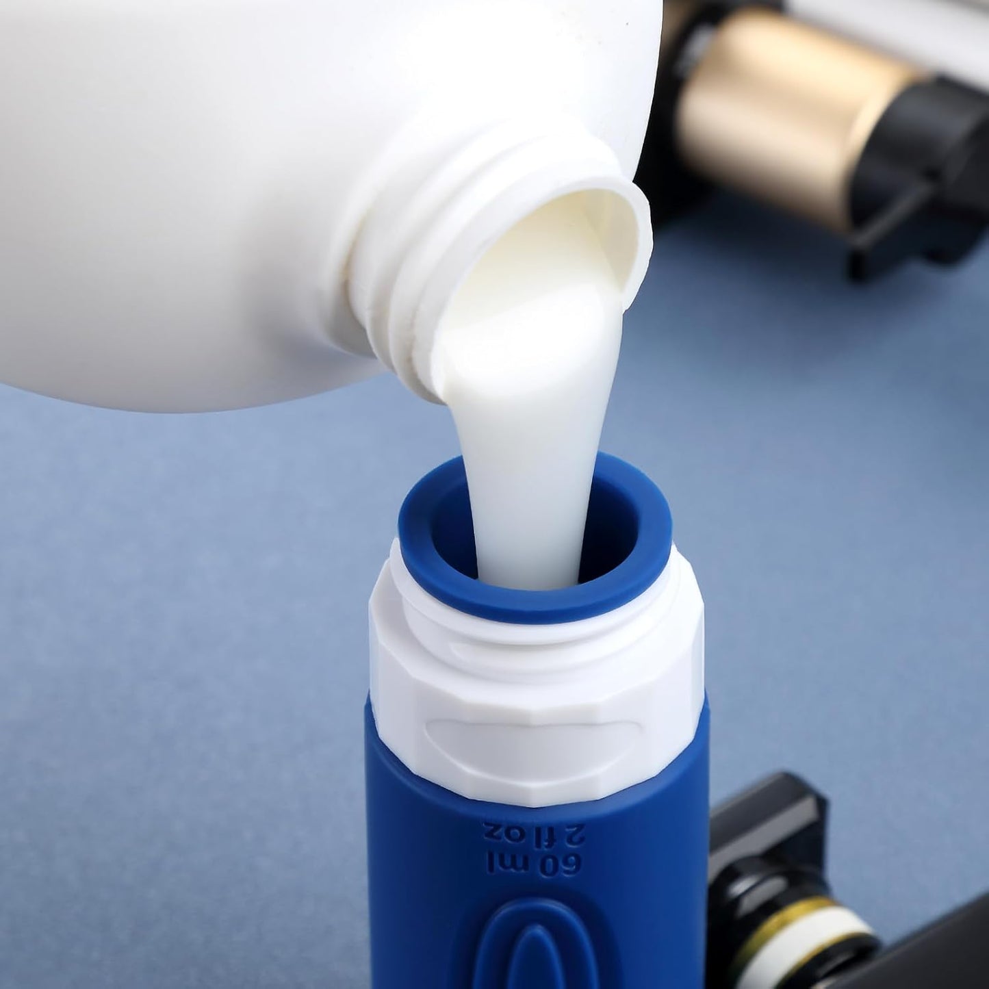 Travel Bottles for Toiletries, Tsa Approved 2oz Travel size Bottles, BPA Free Leak Proof Travels Toiletry Containers, Traveler Accessories with Toiletry Bag for Shampoo Liquid (4 Pack)